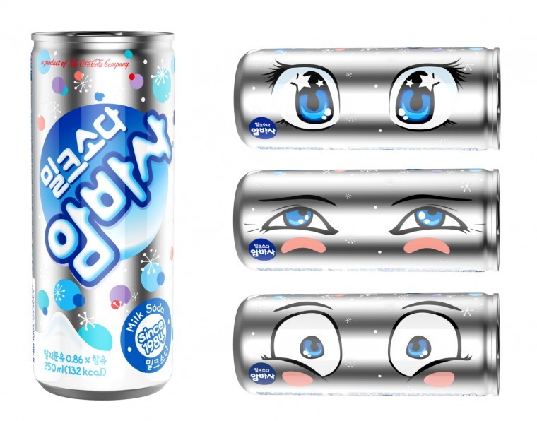 코카-콜라, 밀크소다 ‘암바사’ 디자인 특별 한정판 인기.jpg