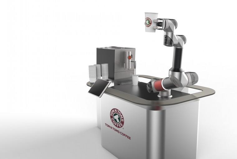 [사진1]탐앤탐스-㈜레인보우로보틱스의 ‘로봇 바리스타’ 이미지(예시).jpg