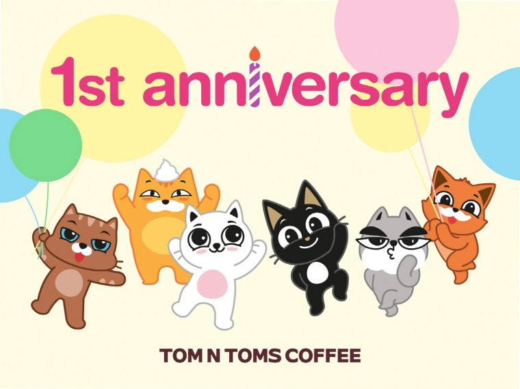 [사진1]탐앤탐스, ‘탐스 패밀리’ 캐릭터 론칭 1주년 맞아.jpg