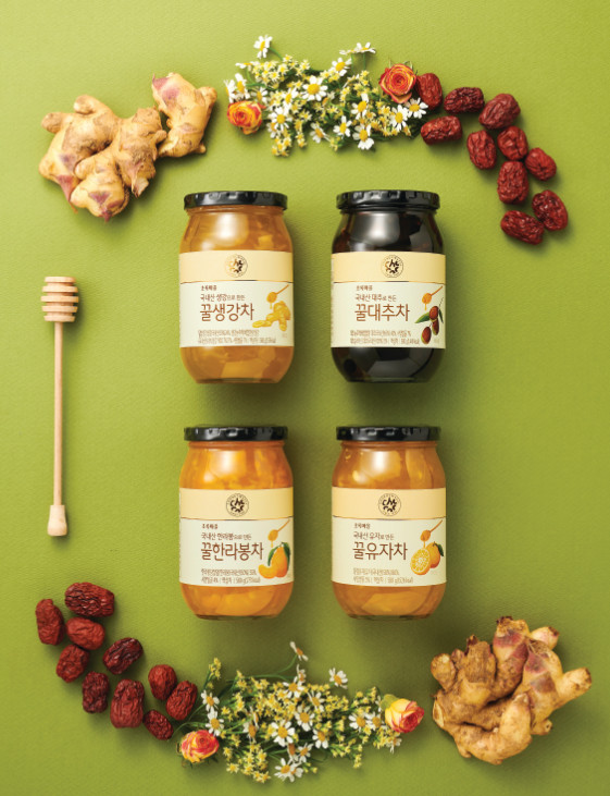 초록마을 꿀차 4종 출시.jpg