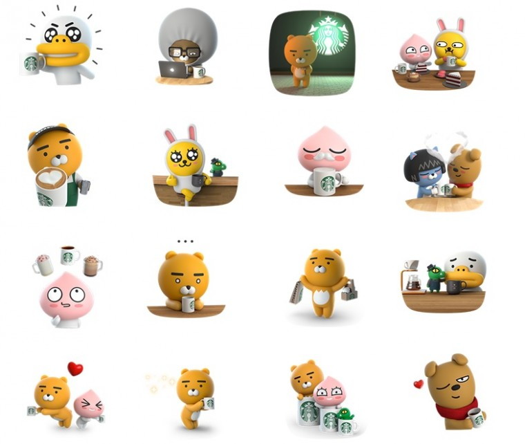 [20190123]%20스타벅스%20사진자료1_25일부터%20스타벅스가%20카카오%20협업%203D%20이모티콘%2016종을%20선보인다.jpg